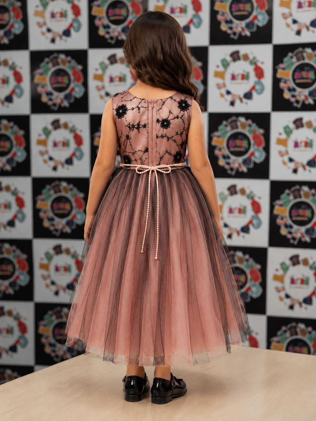 Girls Party Wear Frock – Premium Floral Tulle Dress | Imported Quality