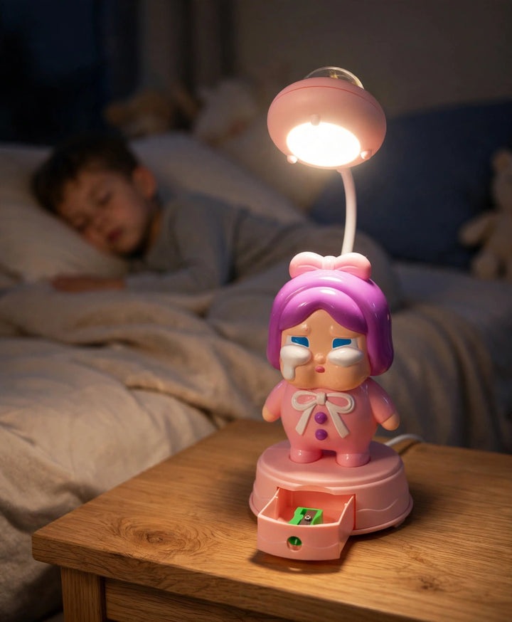4-in-1 Kids LED Night Lamp - Balloon, Doll & Slipper Design | Multi Colors | 2 Light Modes